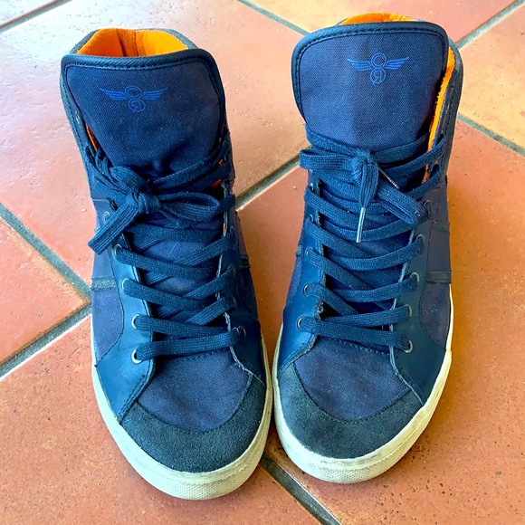 Creative Recreation Other - Creative Recreation Canvas and Suede High Top Sneakers Shoes.  Navy.  Size 9.